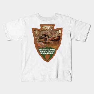 Wind Cave National Park arrowhead Kids T-Shirt